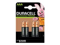 Duracell StayCharged batteri - 4 x AAA - NiMH 203822