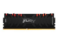 Kingston FURY Renegade RGB - DDR4 - sats - 64 GB: 2 x 32 GB - DIMM 288-pin - 3200 MHz / PC4-25600 - ej buffrad KF432C16RBAK2/64