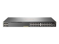 HPE Aruba 2930F 24G PoE+ 4SFP+ TAA - switch - 24 portar - Administrerad - rackmonterbar - TAA-kompatibel JL263A#ABB