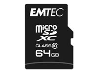 EMTEC - USB flash-enhet - 16 GB - microSDHC ECMSDM64GXC10CG