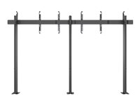 Multibrackets M Floormount Column Pro 3x1 ställ - en sida - för 3 LCD/plasmapaneler - svart 7350105213427