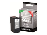 Lexmark Cartridge No. 36XL - Lång livslängd - svart - original - bläckpatron - LRP 18C2170E