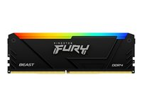 Kingston FURY Beast RGB - DDR4 - modul - 32 GB - DIMM 288-pin - 2666 MHz - ej buffrad KF426C16BB2A/32