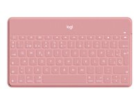 Logitech Keys-To-Go - tangentbord - QWERTY - spansk - rosaskimrande Inmatningsenhet 920-010043