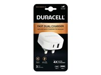 Duracell strömadapter - PPS-teknik - USB, 24 pin USB-C - 30 Watt DRACUSB20W-UK