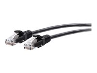 C2G 10ft (3m) Cat6a Snagless Unshielded (UTP) Slim Ethernet Network Patch Cable - Black - patch-kabel - 3 m - svart C2G30148