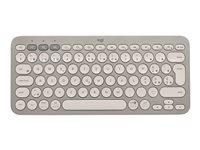 Logitech K380 Multi-Device Bluetooth Keyboard - tangentbord - QWERTZ - schweizisk - sand Inmatningsenhet 920-011155