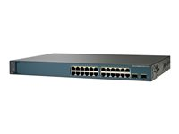 Cisco Catalyst 3750V2-24TS - switch - 24 portar - Administrerad - rackmonterbar WS-C3750V2-24TS-E