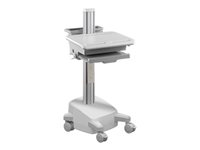 Multibrackets M Universal Workstation Cart NB / UPS vagn - för bärbar dator/tangentbord/mus/streckkodsskanner/processor - vit, silver 7350073730957