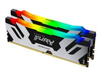 Kingston FURY Renegade RGB - DDR5 - sats - 48 GB: 2 x 24 GB - DIMM 288-pin - 7200 MHz / PC5-57600 - ej buffrad KF572C38RSAK2-48