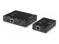 StarTech.com HDMI Over IP Extender Kit - Advanced Compression - Transmitter & Receiver (ST12MHDLNHK) - video/ljud/infraröd förlängare - HDMI - TAA-kompatibel ST12MHDLNHK