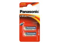 Panasonic LRV08L/2BE batteri - 2 x LR-V08 - alkaliskt LRV08L/2BE