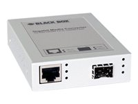 Black Box XS 1000-Mbps Media Converter - fibermediekonverterare - 10Mb LAN, 100Mb LAN, GigE LGE217AE