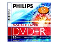 Philips DR8S8J05C - DVD+R DL x 5 - 8.5 GB - lagringsmedier DR8S8J05C/00