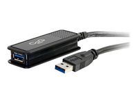 C2G 5m USB 3.0 USB-A Male to USB-A Female Active Extension Cable - USB-förlängningskabel - USB typ A till USB typ A - 5 m 89943