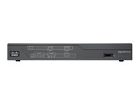 Cisco 886VA Router with VDSL2/ADSL2+ over ISDN - trådlös router - ISDN/DSL - 802.11b/g/n (draft 2.0) - skrivbordsmodell C886VA-W-E-K9