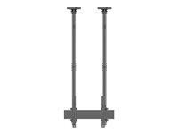 Multibrackets M Pro Series MBC1UX2SD monteringssats - dubbel sida - för 2 LCD-bildskärmar - svart 7350105214677