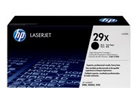 HP 29X - Lång livslängd - svart - original - LaserJet - tonerkassett (C4129X) C4129X