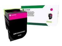 Lexmark 802SM - magenta - original - tonerkassett - LCCP, LRP 80C2SM0