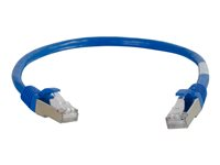 C2G Cat5e Booted Shielded (STP) Network Patch Cable - patch-kabel - 50 m - blå 83779