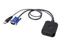 IOGEAR Portable Laptop Console Crash Cart Adapter - omkopplare för tangentbord/video/mus - 1 portar GUC211V