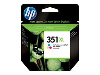 HP 351XL - Lång livslängd - färg (cyan, magenta, gul) - original - bläckpatron CB338EE#BA3