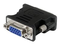 StarTech.com DVI till VGA-kabeladapter – Svart – M/F - VGA-adapter DVIVGAMFBK