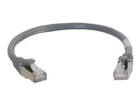 C2G Cat6a Booted Shielded (STP) Network Patch Cable - patch-kabel - 5 m - grå 89905