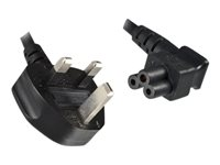 MicroConnect - strömkabel - BS 1363 till IEC 60320 C5 - 3 m PE090830A