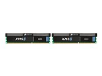 CORSAIR XMS3 - DDR3 - sats - 16 GB: 2 x 8 GB - DIMM 240-pin - 1600 MHz / PC3-12800 - ej buffrad CMX16GX3M2A1600C11