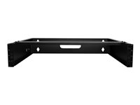 StarTech.com 2U Wall Mount Rack, 19" Wall Mount Network Rack, 14 inch Deep (Low Profile), Wall Mounting Patch Panel Bracket for Network Switches, IT Equipment, 77lb (35kg) Capacity - Network Equipment Rack (RACK-2U-14-BRACKET) - monteringsfäste för nätverksenhet - 2U - 19" RACK-2U-14-BRACKET