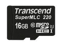 Transcend Industrial Temp microSDHC220I - flash-minneskort - 16 GB - microSDHC TS16GUSD220I