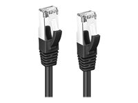 MicroConnect patch-kabel - 2 m - svart MC-SFTP6A02S