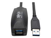 Tripp Lite 5M USB 3.0 SuperSpeed Active Extension Repeater Cable A M/F 16ft 16' 5 Meter - USB-förlängningskabel - USB typ A till USB typ A - 5 m U330-05M