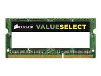 CORSAIR Value Select - DDR3L - modul - 4 GB - SO DIMM 204-pin - 1333 MHz / PC3-10600 - ej buffrad CMSO4GX3M1C1333C9