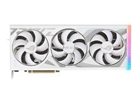 ASUS ROG Strix GeForce RTX 4090 - OC Edition - grafikkort - NVIDIA GeForce RTX 4090 - 24 GB - vit ROG-STRIX-RTX4090-O24G-WHITE