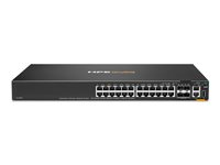 HPE Aruba Networking CX 6200F 24G 4SFP+ TAA Switch - switch - max. staplingsavstånd 10 kms - 24 portar - Administrerad - rackmonterbar - TAA-kompatibel S0M86A#ABB