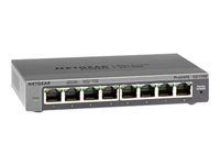 NETGEAR Plus GS108Ev3 - switch - 8 portar - ohanterad GS108E-300PES