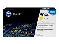 HP 504A - gul - original - LaserJet - tonerkassett (CE252A) CE252A