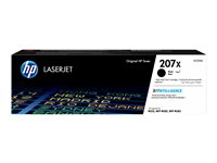 HP 207X - Lång livslängd - svart - original - LaserJet - tonerkassett (W2210X) W2210X