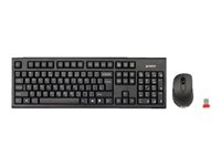 A4Tech V-Track 7100N PADLESS Wireless Desktop - sats med tangentbord och mus - QWERTY - svart Inmatningsenhet A4TKLA41220