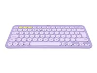 Logitech K380 Multi-Device Bluetooth Keyboard - tangentbord - QWERTY - USA, internationellt - lavender lemonade Inmatningsenhet 920-011166