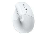 Logitech Lift for Mac - vertikal mus - Bluetooth - offwhite 910-006477