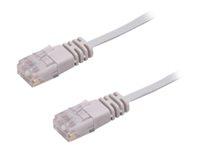 MicroConnect nätverkskabel - 2 m - grå V-UTP602-FLAT