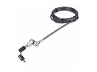 StarTech.com Universal Laptop Lock 6.6ft (2m), Security Cable For Notebook Compatible With Noble Wedge®/Nano/K-Slot; Keyed Locking Cable - Anti-Theft Cut-Resistant Steel Cable (UNIVK-LAPTOP-LOCK) - lås för säkerhetskabel UNIVK-LAPTOP-LOCK