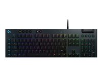 Logitech G G815 - tangentbord - AZERTY - fransk - vit Inmatningsenhet 920-011356