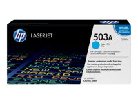 HP 503A - cyan - original - LaserJet - tonerkassett (Q7581A) Q7581A