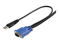 StarTech.com 10 ft Ultra Thin USB VGA 2-in-1 KVM Cable - VGA KVM Cable - USB KVM Cable - KVM Switch Cable (SVECONUS10) - video/USB-kabel - 3.05 m SVECONUS10