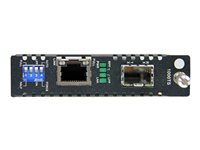 StarTech.com Gigabit Ethernet Fiber Media Converter Card Module w/ Open SFP Slot - Fiber to Ethernet Converter - Ethernet Media Converter (ET91000SFP2C) - fibermediekonverterare - GigE ET91000SFP2C