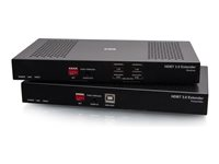 C2G HDMI HDBaseT + USB-B to A + RS232 Over Cat Extender Box TX to Box RX (18Gbps) 4K 60Hz up to 328ft - video/ljud/USB/nätverksutvidgare - HDMI, HDBaseT C2G30055